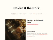 Tablet Screenshot of deidremusic.com